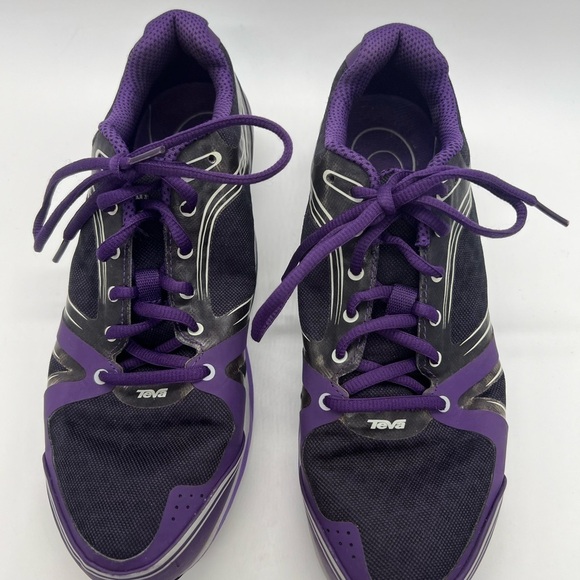 TEVA WOMEN’S TEVASPHERE SIZE 9 PURPLE & BLACK TRAIL RUNNING SHOES 1002261 - Picture 13 of 14